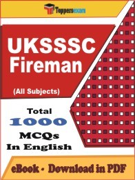 EBook of UKSSSC Fireman Exam, PDF Format in English