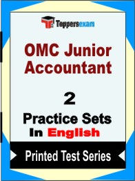 OMC Junior Accountant Book in English - Question Paper / Practice Set