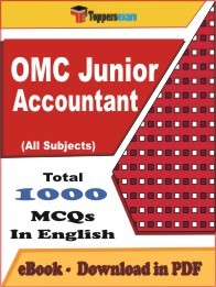 EBook of OMC Junior Accountant Exam (MCQ) in PDF Format in English