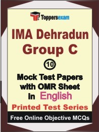IMA Dehradun Group C Exam Mock Test Papers (Book) in English
