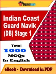 Indian Coast Guard Navik (DB) Stage 1 PDF Book In English