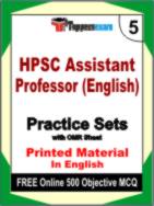 HPSC Assistant Professor (English) Test Book in English - Mock Test / Practice Set