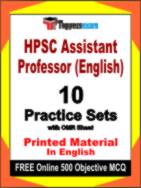 HPSC Assistant Professor (English) Test Book in English - Practice Set