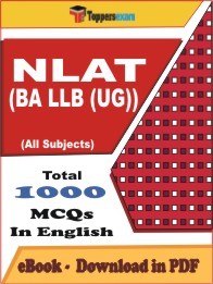 EBook of NLAT (BA LLB (UG)) Exam, PDF Format in English