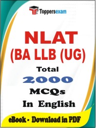 NLAT (BA LLB (UG) PDF Book In English - MCQ / Objective Questions