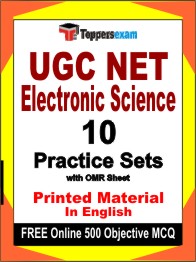 UGC NET Electronic Science Paper 2 Test Book in English - Practice Set