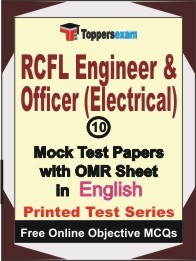 RCFL Engineer & Officer (Electrical) Exam 10 Practice Set Book (English)