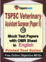 TSPSC Veterinary Assistant Surgeon Paper II Exam 10 Practice Set Book (English)