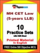 MH CET Law (5-years LLB) Book in English - Practice Set