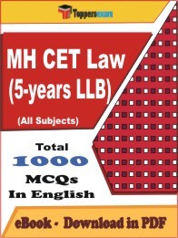 EBook of MH CET Law (5-years LLB) Exam (MCQ) in PDF Format in English