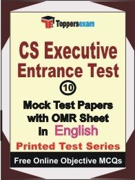 CS EXECUTIVE ENTRANCE TEST Exam 10 Practice Set Book (English)