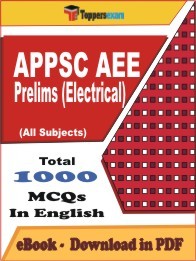 EBook of APPSC AEE PRELIMS (ELECTRICAL) Exam (MCQ) in PDF Format in English