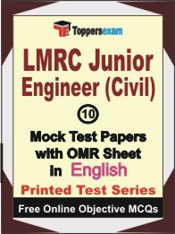 LMRC JUNIOR ENGINEER (CIVIL) Exam 10 Practice Set Book (English)