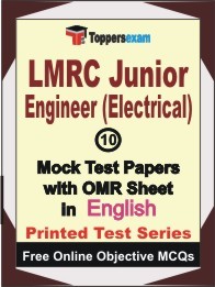 LMRC JUNIOR ENGINEER (ELECTRICAL) Exam 10 Practice Set Book (English)