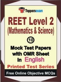 REET Level 2 (Mathematics & Science) Exam 10 Practice Set Book (English)