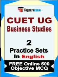 CUET UG Business Studies Book in English - Question Paper / Practice Set