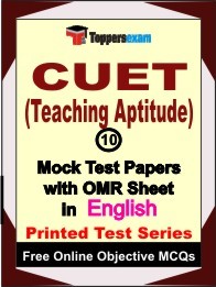 CUET (Teaching Aptitude) Exam 10 Practice Set Book (English)