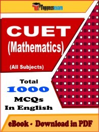 CUET (Mathematics) PDF Book In English - MCQ / Objective Questions