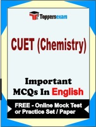 CUET (CHEMISTRY) Exam Objective MCQ in English (Book) + (FREE) Online Mock Test Series