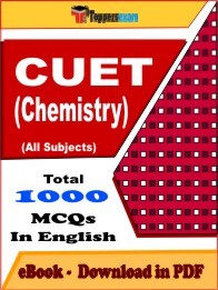 EBook of CUET (CHEMISTRY) Exam (MCQ) in PDF Format in English