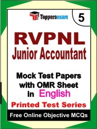 RVPNL Junior Accountant Exam Practice Set Book (English)