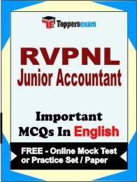 RVPNL Junior Accountant Exam Objective MCQ in English (Book) + (FREE) Online Mock Test Series