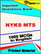 NYKS MTS Book in English - Objective MCQ