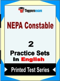 NEPA Constable Book in English - Question Paper / Practice Set
