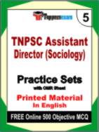 TNPSC Assistant Director (Sociology) Test Book in English - Mock Test / Practice Set