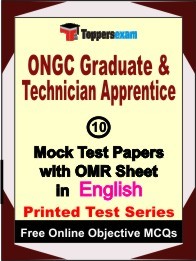 ONGC Graduate & Technician Apprentice Exam 10 Practice Set Book (English)