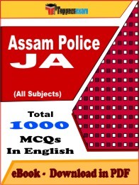 EBook of Assam Police JA Exam (MCQ) in PDF Format in English