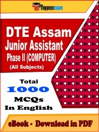 EBook of DTE Assam Junior Assistant Phase II (COMPUTER) Exam (MCQ) in PDF Format in English