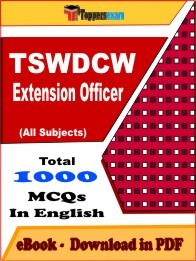 EBook of TSWDCW Extension Officer Exam (MCQ) in PDF Format in Hindi