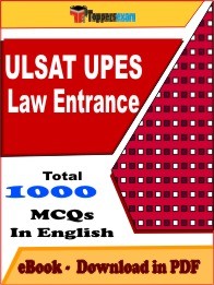 ULSAT UPES Law Entrance PDF Book In English