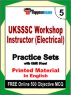 UKSSSC Workshop Instructor (Electrical) Test Book in English - Mock Test / Practice Set