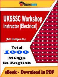 EBook of UKSSSC Workshop Instructor (Electrical) Exam (MCQ) in PDF Format in English