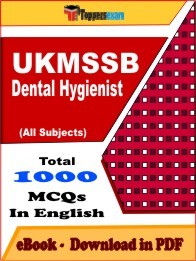 EBook of UKMSSB Dental Hygienist Exam (MCQ) in PDF Format in English