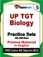 UP TGT Biology Book in English - Mock Test / Practice Set
