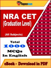 EBook of NRA CET (Graduation Level) Exam (MCQ) in PDF Format in English