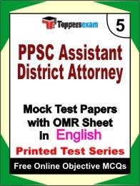 PPSC Assistant District Attorney Exam Practice Set Book (English)