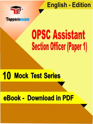 EBook of OPSC ASSISTANT SECTION OFFICER PAPER 1 Exam (10 Mock Test) in PDF Format in English