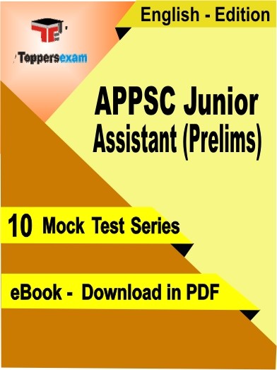 EBook of APPSC Junior Assistant Prelims Exam (10 Mock Test) in PDF Format in English