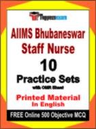 AIIMS Bhubaneswar Staff Nurse Test Book in English - Practice Set