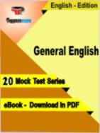 General English Test PDF Book In English - Mock Test/Practice Set