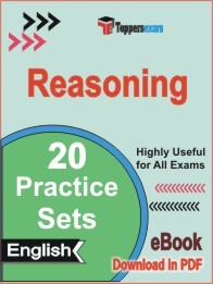 EBook of Reasoning Exam (20 Mock Test) in PDF Format in English