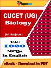 EBook of CUCET (UG) Biology Exam (MCQ) in PDF Format in English