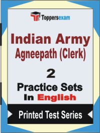 Indian Army Agneepath (Clerk) Book in English - Question Paper / Practice Set