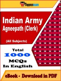 EBook of Indian Army Agneepath (Clerk) Exam (MCQ) in PDF Format in English