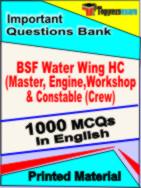 BSF Water Wing HC (Master, Engine, Workshop) & Constable (Crew) Test Book in English - Objective MCQ