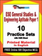 ESE General Studies & Engineering Aptitude Paper 1 Test Book in English - Practice Set